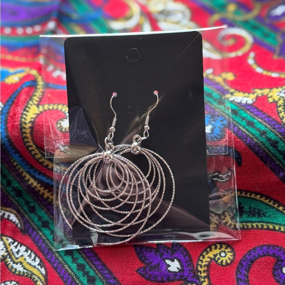 Elegant Silver Hoop Earrings